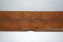 19th Century French Fruit Wood Antique Bench