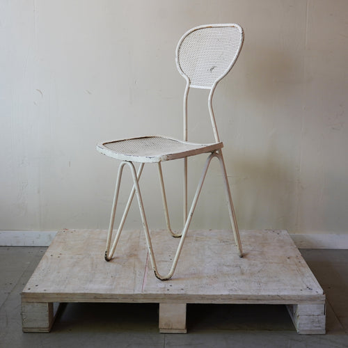 René Malaval Perforated Metal Chair c.1950