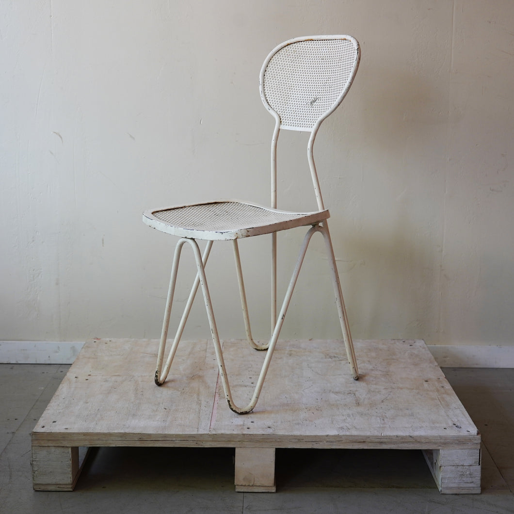 René Malaval Perforated Metal Chair c.1950