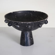 French Studio Ceramic Pedestal Bowl