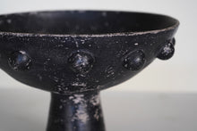 French Studio Ceramic Pedestal Bowl