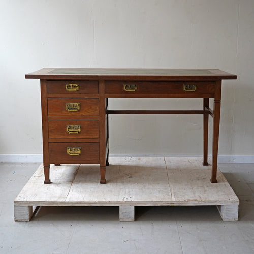 Jugendstil Oak Desk Circa 1900