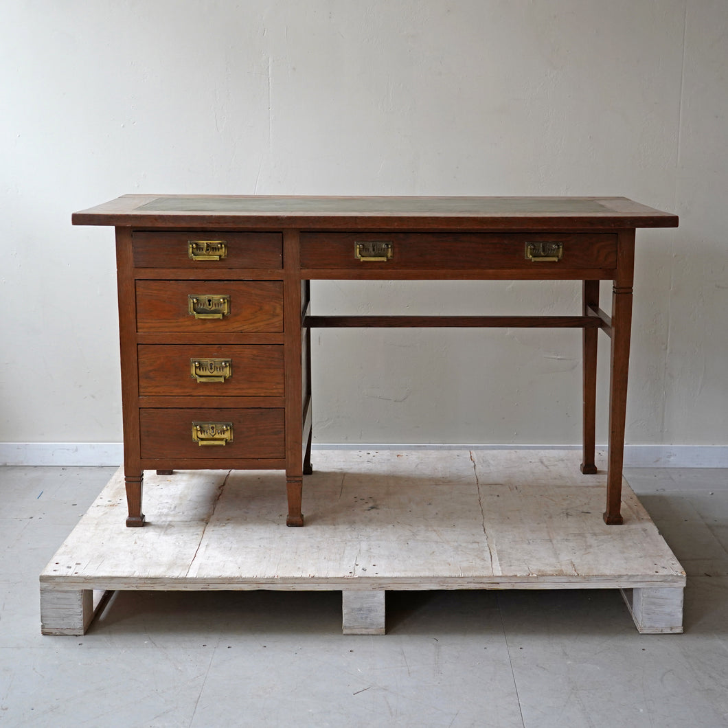 Jugendstil Oak Desk Circa 1900