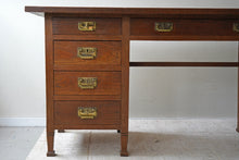 Jugendstil Oak Desk Circa 1900