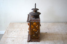 Amber Glass Wall Light 1960s