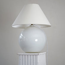 On hold- French Glass Table Lamp Jacques Adnet Style