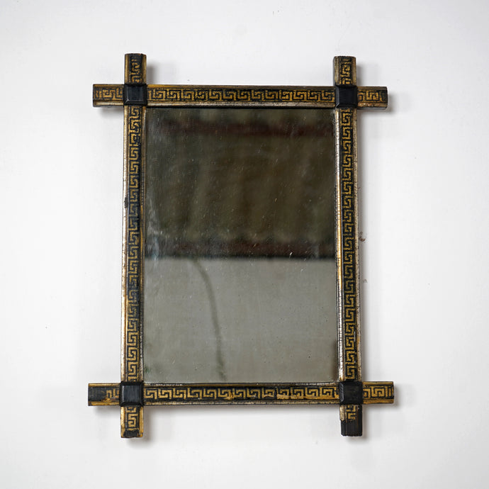 Greek Key Oxford Frame Mirror