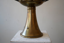 Footed Brass Pedestal Bowl