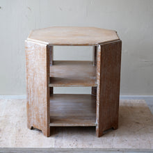 Heals Style Limed Oak Drum Book Table