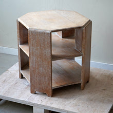 Heals Style Limed Oak Drum Book Table