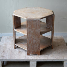 Heals Style Limed Oak Drum Book Table