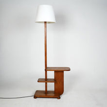 Modernist Oak Floor Lamp