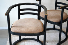 4 Dining Chairs Produced By Habitat 1980s, Style of Josef Hoffmann