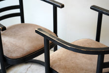 4 Dining Chairs Produced By Habitat 1980s, Style of Josef Hoffmann