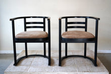 4 Dining Chairs Produced By Habitat 1980s, Style of Josef Hoffmann