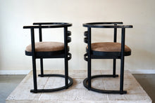 4 Dining Chairs Produced By Habitat 1980s, Style of Josef Hoffmann