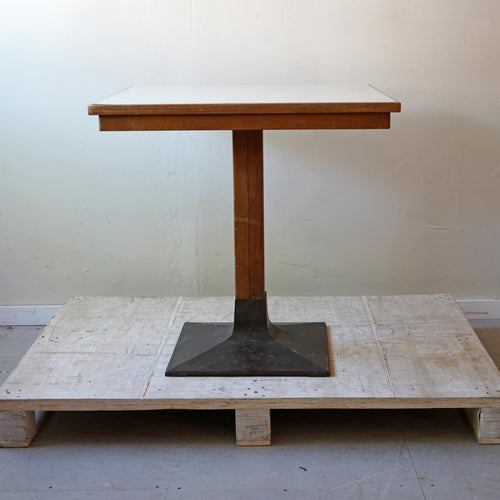 Bistro Table with Cast Iron Base
