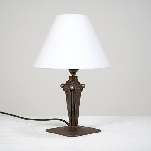 French Iron Table Lamp