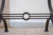 French Brutalist Metal Coffee Table