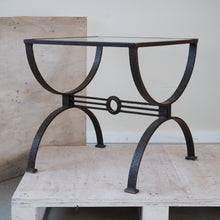 French Brutalist Metal Coffee Table