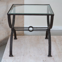 French Brutalist Metal Coffee Table