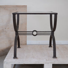 French Brutalist Metal Coffee Table