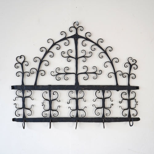 17th Century Spanish Scrollwork Iron Rack