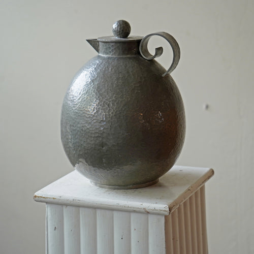 Pewter Lidded Jug by Jean Després