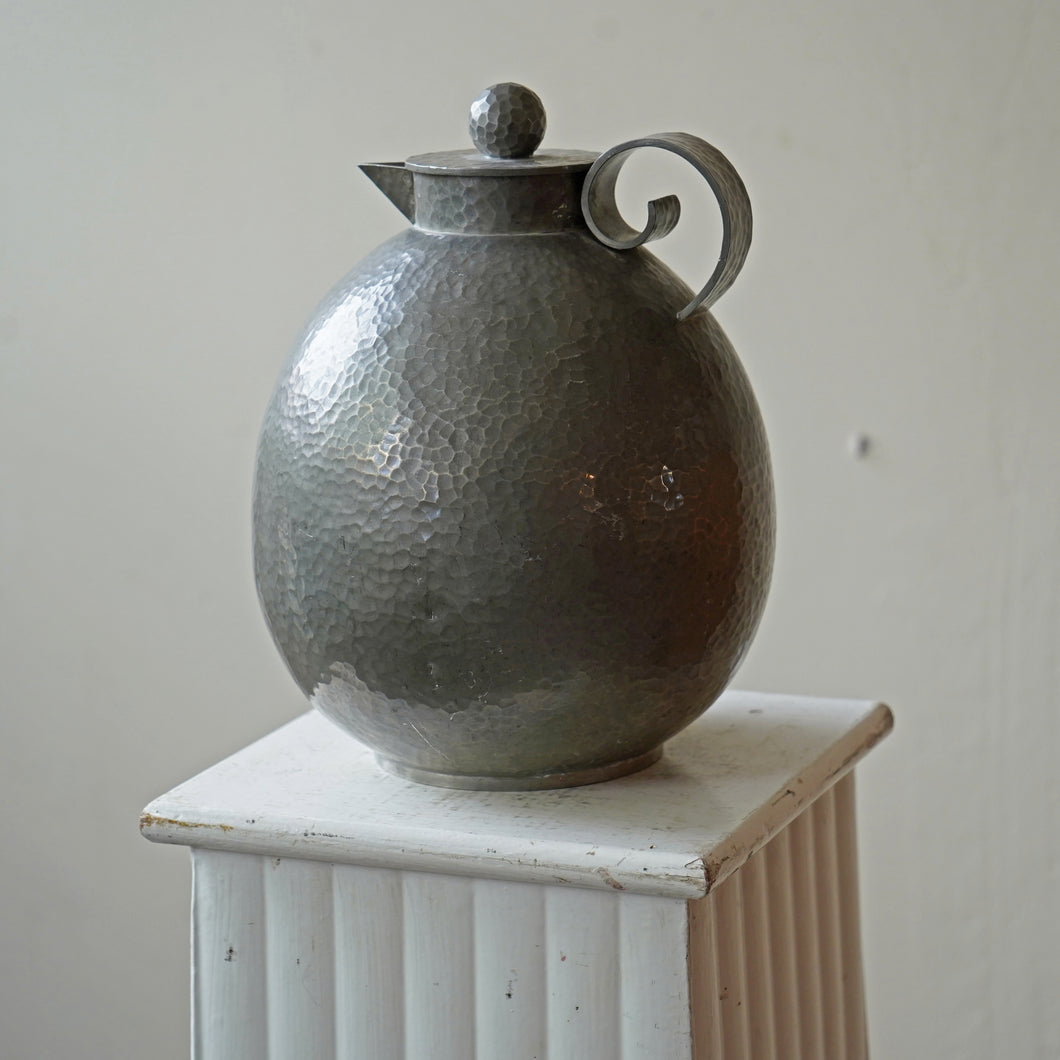 Pewter Lidded Jug by Jean Després