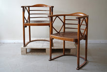 Pair Of Josef Hoffmann “Fledermaus” Chairs (c. 1905) J&J Kohn