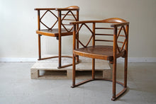 Pair Of Josef Hoffmann “Fledermaus” Chairs (c. 1905) J&J Kohn