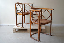 Pair Of Josef Hoffmann “Fledermaus” Chairs (c. 1905) J&J Kohn