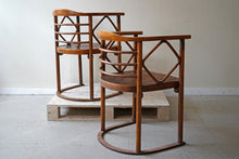 Pair Of Josef Hoffmann “Fledermaus” Chairs (c. 1905) J&J Kohn