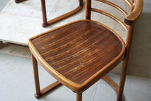 Pair Of Josef Hoffmann “Fledermaus” Chairs Mod 728 (c. 1905) J&J Kohn