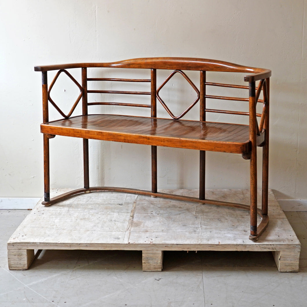 Josef Hoffmann “Fledermaus” Bench (c. 1905) J&J Kohn