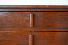 Large Oak Art Deco Chest Of Drawers