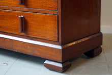 Large Oak Art Deco Chest Of Drawers