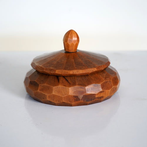 French Carved Lidded Candy Pot