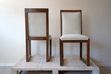 Set Of Six Macassar Ebony Deco Chairs By Cooke's