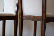 Set Of Six Macassar Ebony Deco Chairs By Cooke's