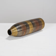 Mixed Metal Cylindrical Vase