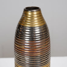 Mixed Metal Cylindrical Vase