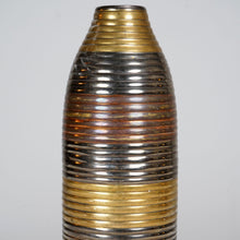 Mixed Metal Cylindrical Vase