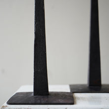 Hand Forged Iron Candle Sticks