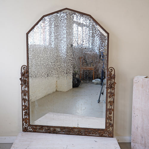 Art Deco French Floral Mirror