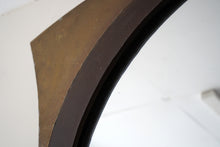 Large Iron And Brass Mirror