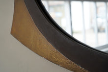 Large Iron And Brass Mirror