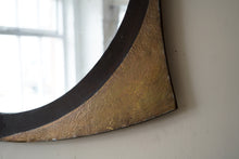 Large Iron And Brass Mirror