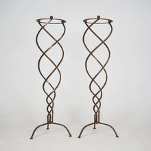 Sculptural Metal Garden Stands