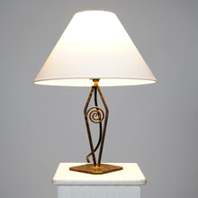 French Iron Table Lamp